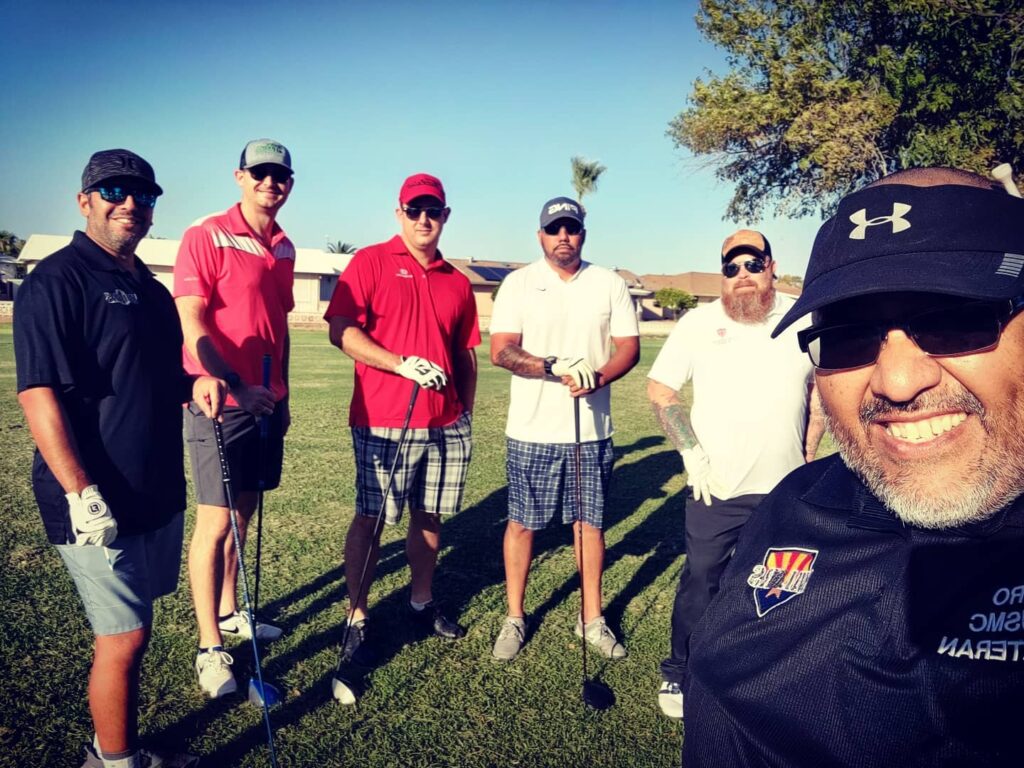 Veterans on the golf course